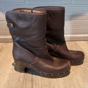 Brown Ugg Lined Boots